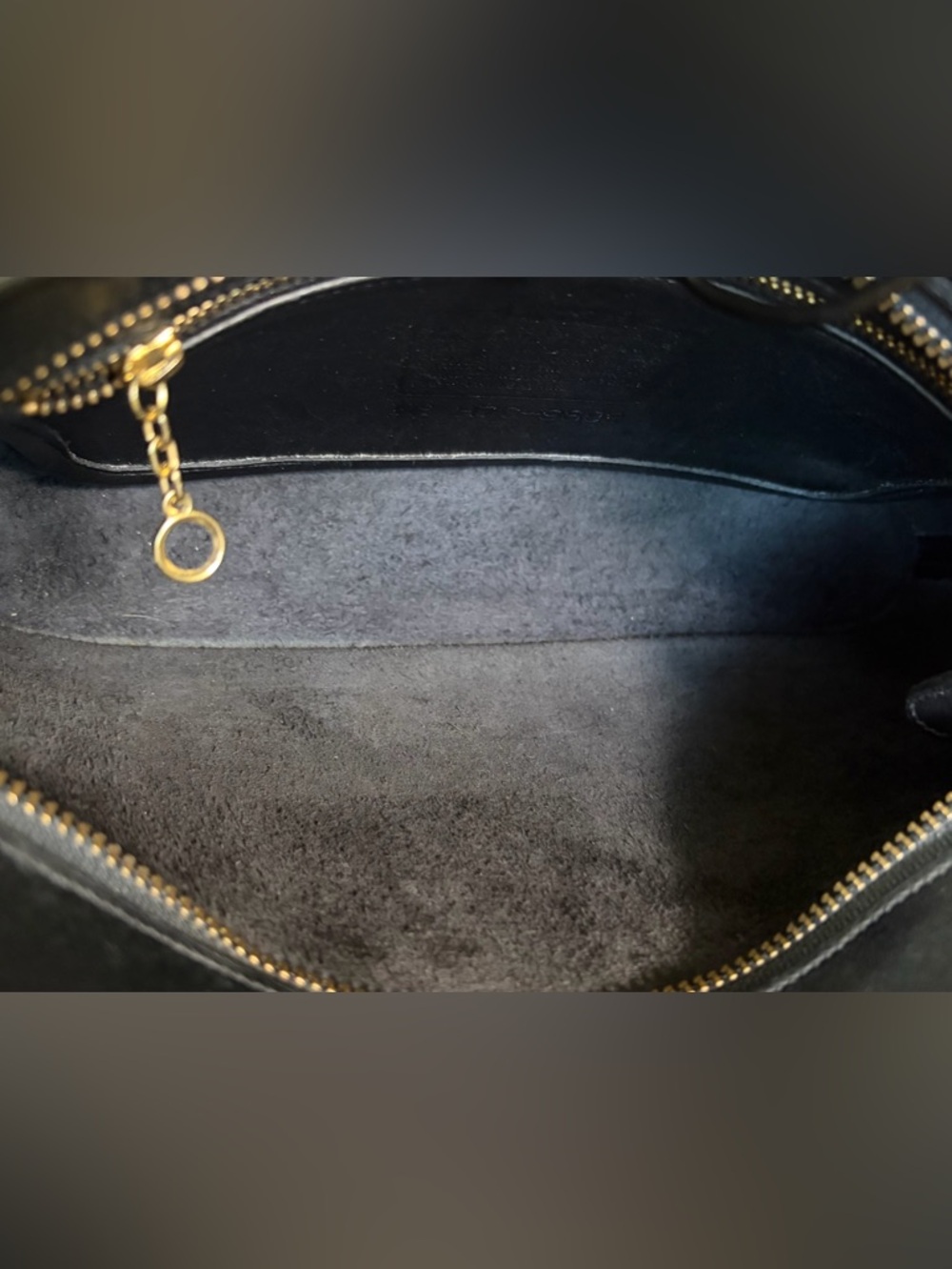 Vintage COACH Equestrian Slim Zip Crossbody Black 9802 EUC - Picture 9 of 17
